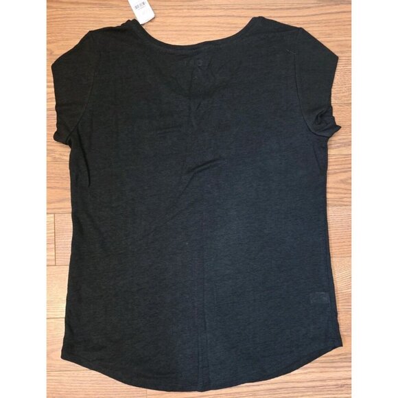 Loft Tees Sz S Black & Green Gold Cotton Short Sleeve Lot Of 2 Cold Shoulder NWT - Picture 12 of 13